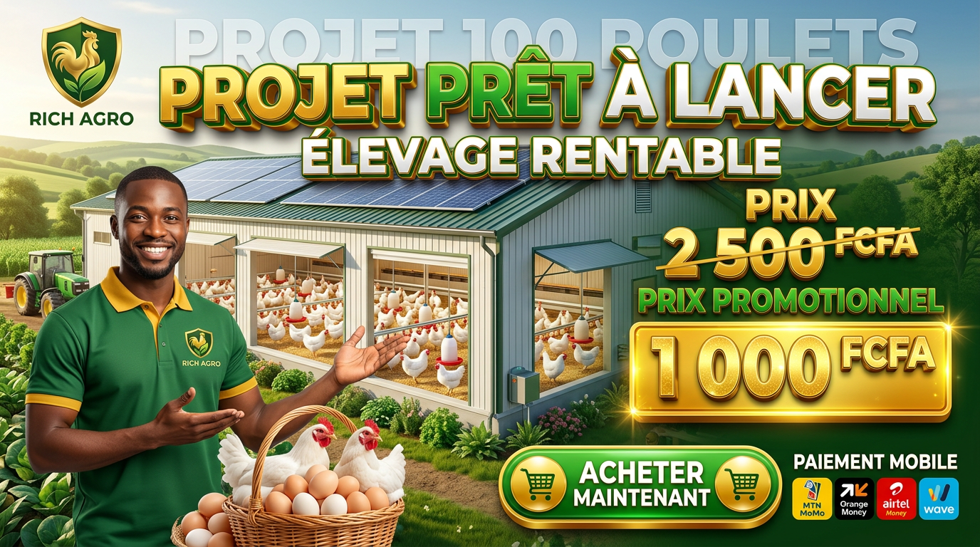 Projet 100 Poulets – Clé en main